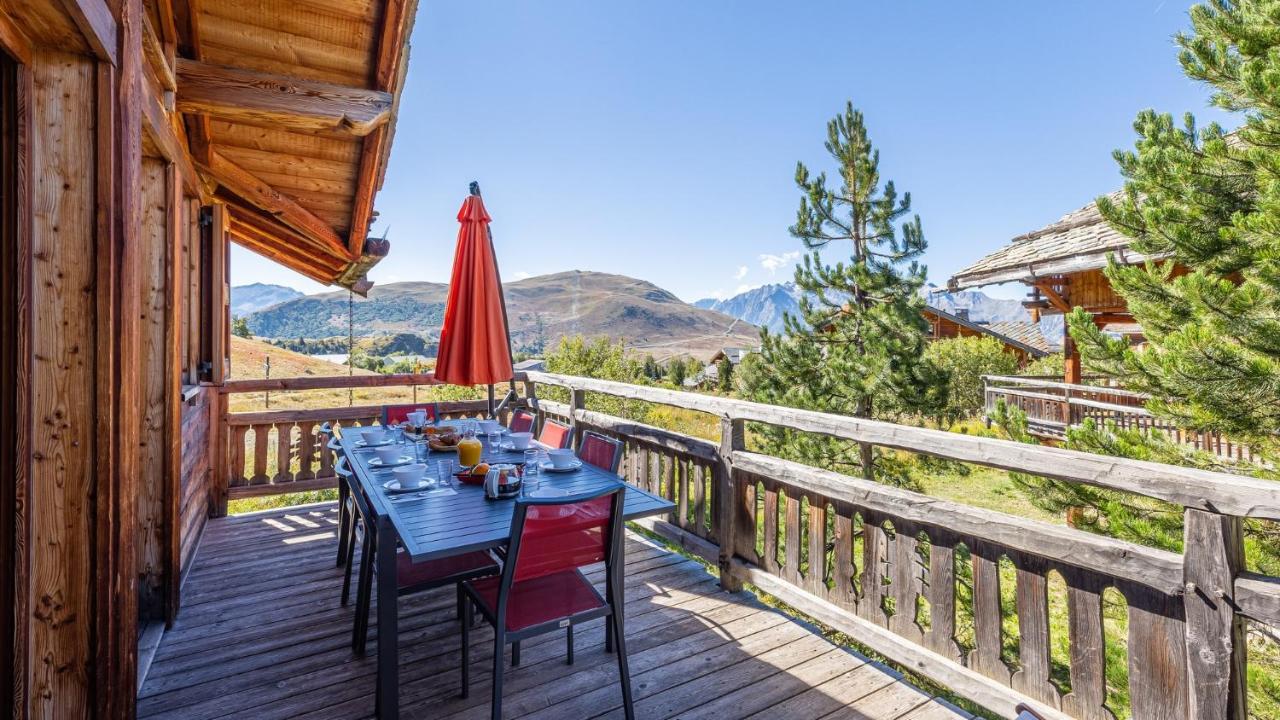 Madame Vacances Les Chalets De L'Altiport Alpe d'Huez Buitenkant foto