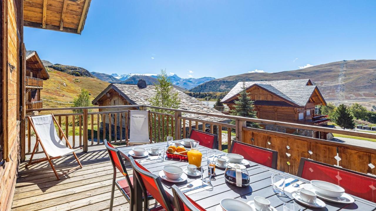 Madame Vacances Les Chalets De L'Altiport Alpe d'Huez Buitenkant foto