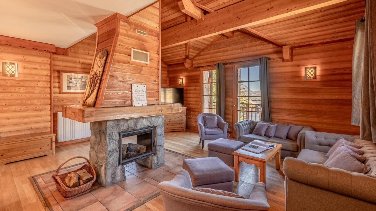 Madame Vacances Les Chalets De L'Altiport Alpe d'Huez Buitenkant foto