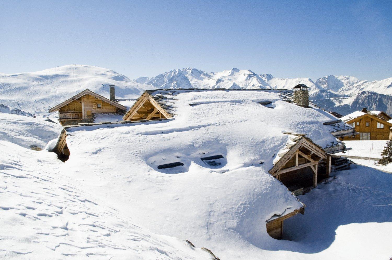 Madame Vacances Les Chalets De L'Altiport Alpe d'Huez Buitenkant foto