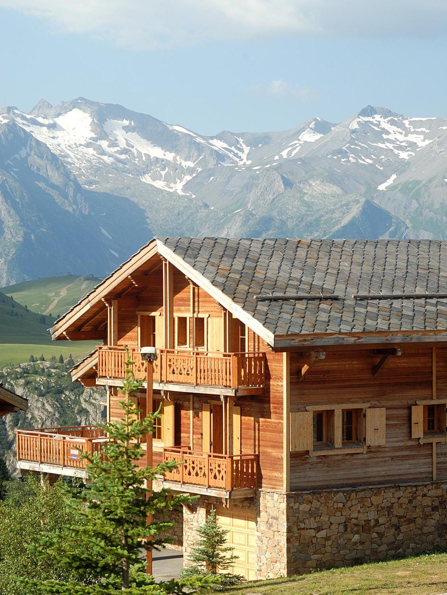 Madame Vacances Les Chalets De L'Altiport Alpe d'Huez Buitenkant foto